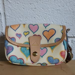 NWOT Dooney & Bourke Wristlet w/ Hearts
